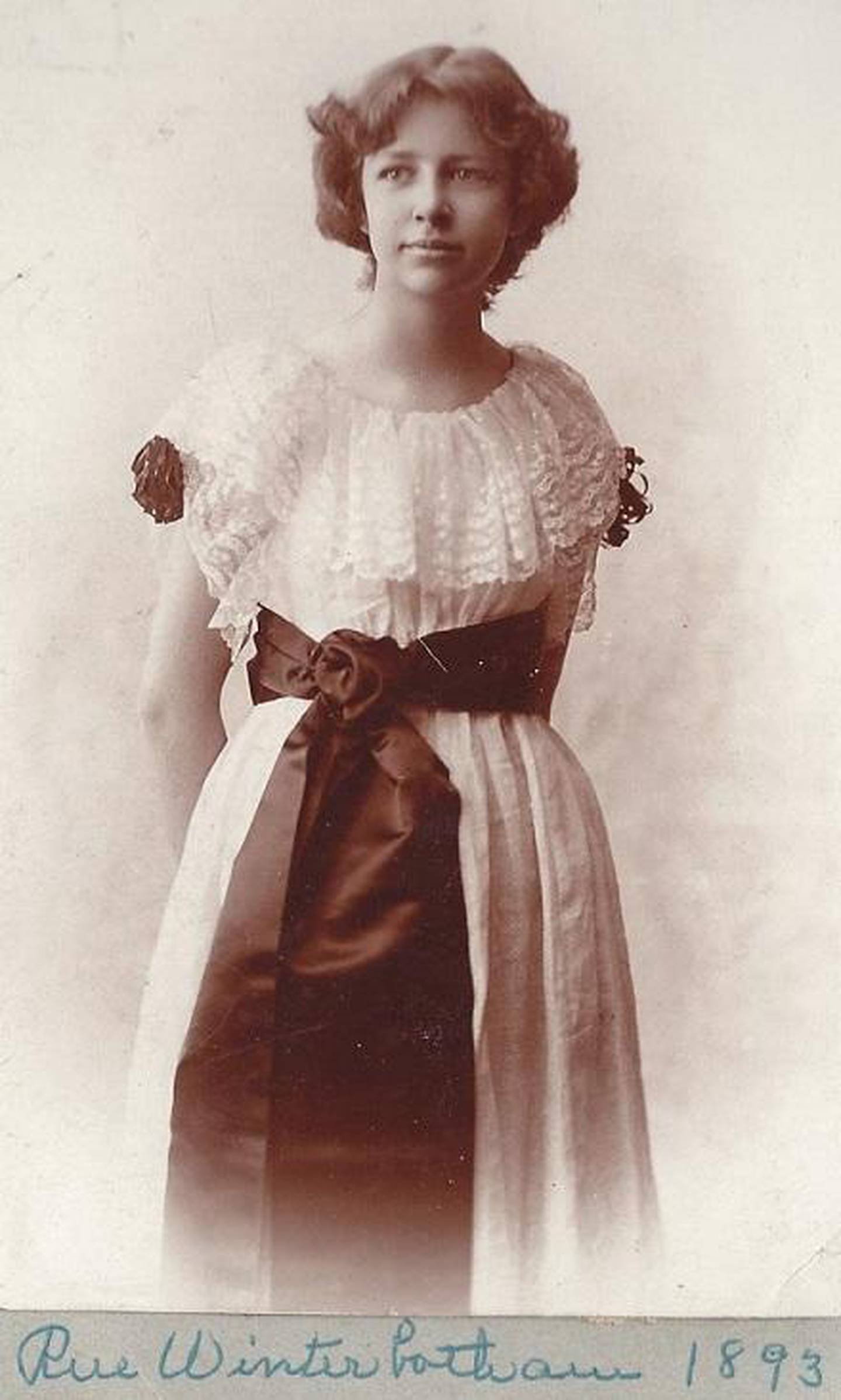 Luritia “Rue” Winterbotham Carpenter, who grew up to become a pillar of Chicago’s arts community, was one of Holly Club of Joliet’s founders – and the organization’s first president. She was 13 at the time.