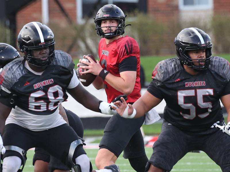 Photos: Northern Illinois University football continues spring practices