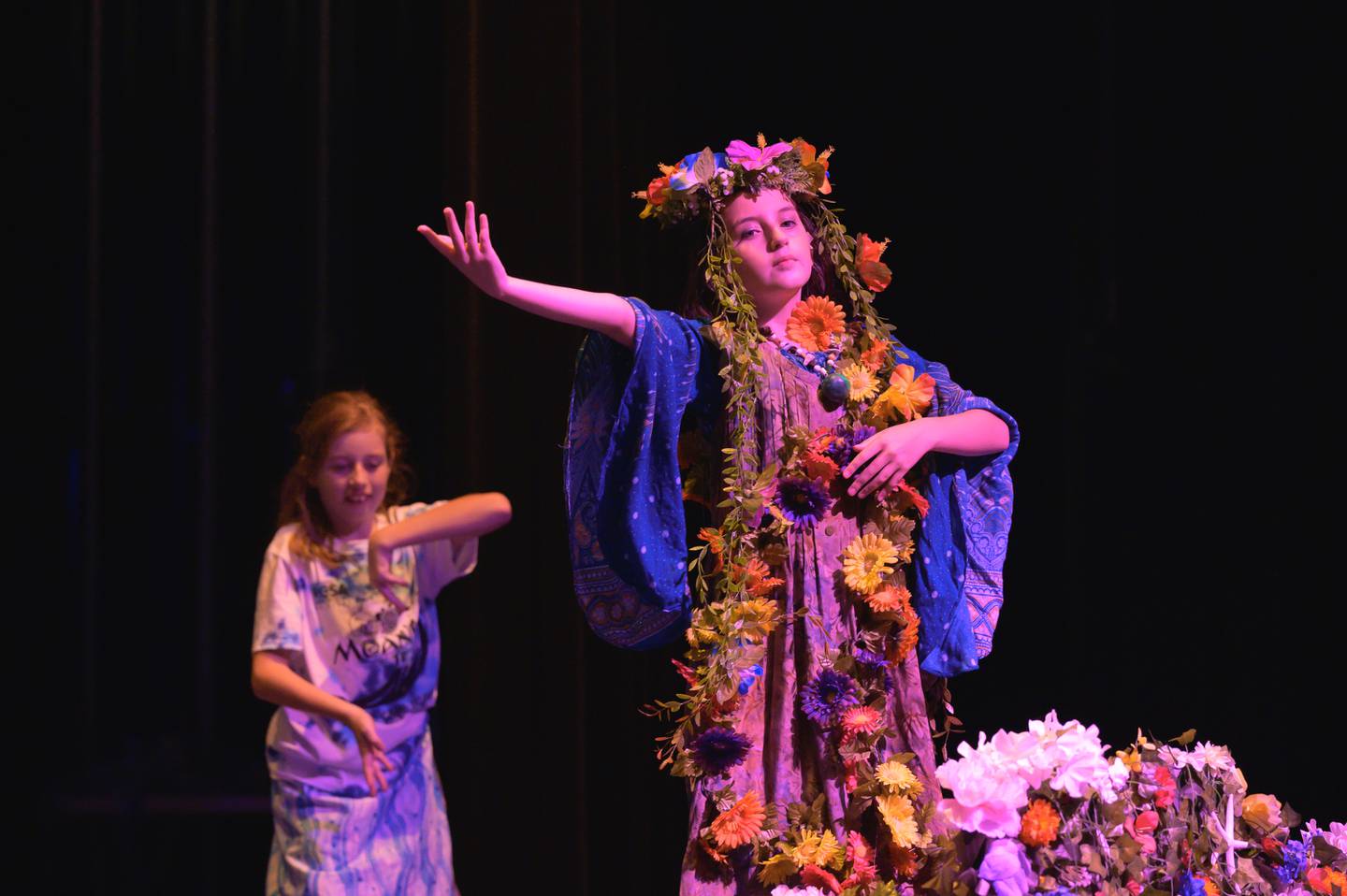 Raue Center School for the Arts' 2024 production of "Moana Jr."