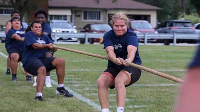 Revamped West Aurora offensive line shines in 25th annual ‘Battle of the Big Butts’ Lineman Challenge
