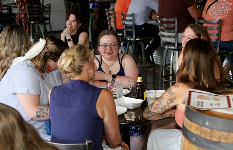 Winners of 2025 Best of the Fox awards chat at Fox Republic Brewing on Wednesday, June 25, 2025.