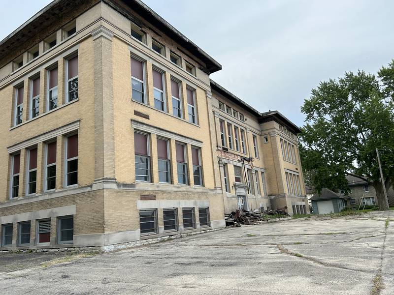 Congress School in Polo has remained empty for several years. This photo was taken on Monday, July 1, 2024.