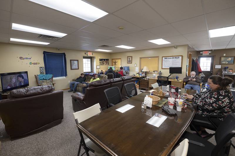 The shelter typically closes during the midday hours but due to cold and windy conditions, PADS stayed open on Thursday, Dec. 5, 2024.