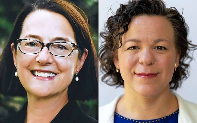 Republican incumbent Amy Grant (left) and democratic challenger Jackie Williamson (right) of Wheaton are candidates in the November 2024 election for the 47th District state House seat.