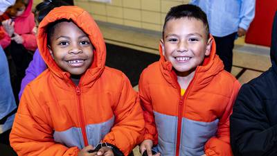 Photos: Nicor and Operation Warm distribute free coats to Joliet's Culbertson School students