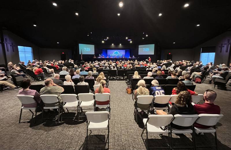The Special Plan Commission Meeting drew a large crowd on Monday, Aug. 12, 2024 in Sugar Grove.