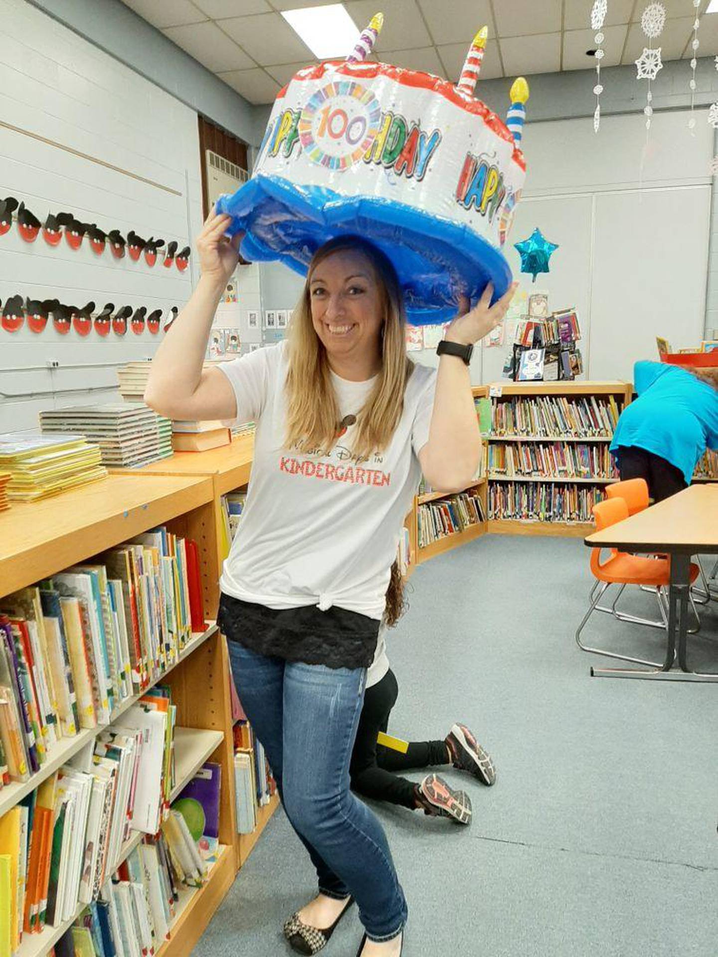 Yvonne Kedzierski in her kindergarten classroom at Prairie View Elementary. (Photo Provided)