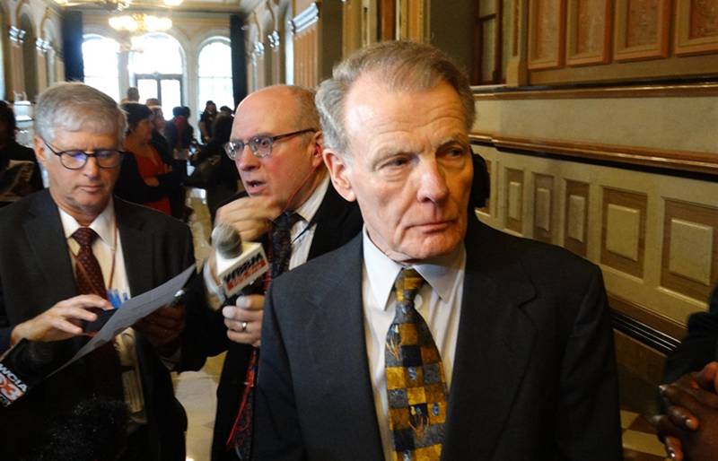 Former Illinois House Speaker Michael Madigan is pictured in a file photo.