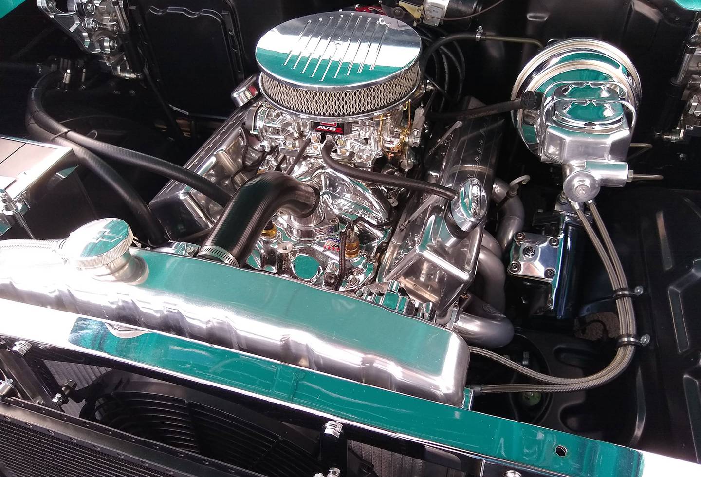 Photos by Rudy Host, Jr. - 1957 Chevy Bel Air Engine