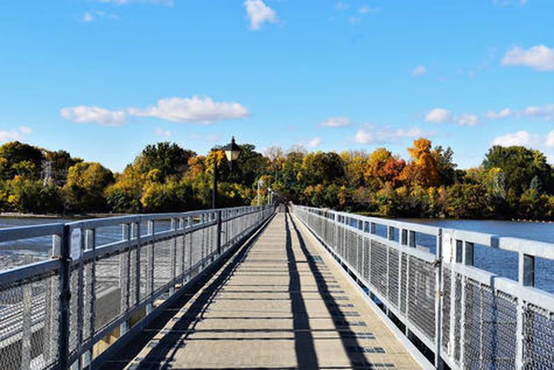 Pedestrian Bridge in Rock Falls