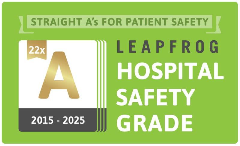 Silver Cross Hospital - Silver Cross Hospital Again Earns Elite Status for 22 Straight A’s for Patient Safety