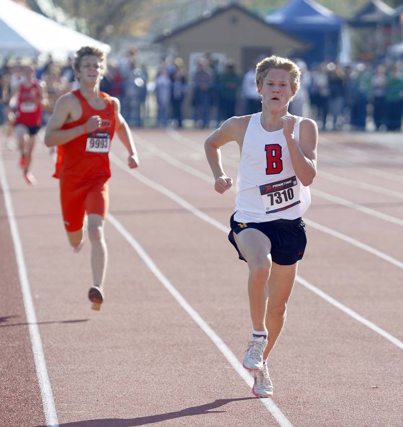Edward Polaski Batavia during the IHSA Class 3A Lake Park cross country sectional  Saturday, Nov. 2, 2024 in Roselle.