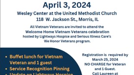 Lightways Hospice, Serious Illness Care to hold celebration for Vietnam Veterans Day