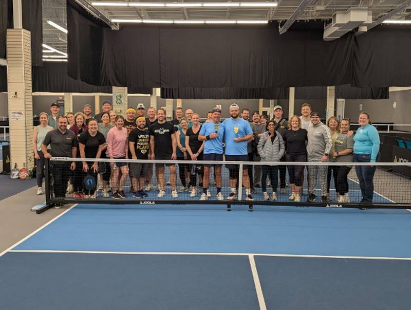 The draw of pickleball caught the attention of many as 32 people registered to play, and everyone played at least seven matches.