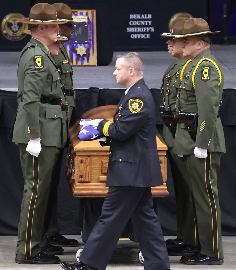 Photos Mourners say goodbye to DeKalb County Sheriff’s Deputy