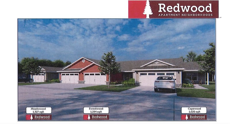 Redwood Living Inc. presented a proposal to Prairie Grove Village Board to build 187 single-story apartments on about 38 acres of unincorporated McHenry County land at 5004 Edgewood Road west of Route 31.