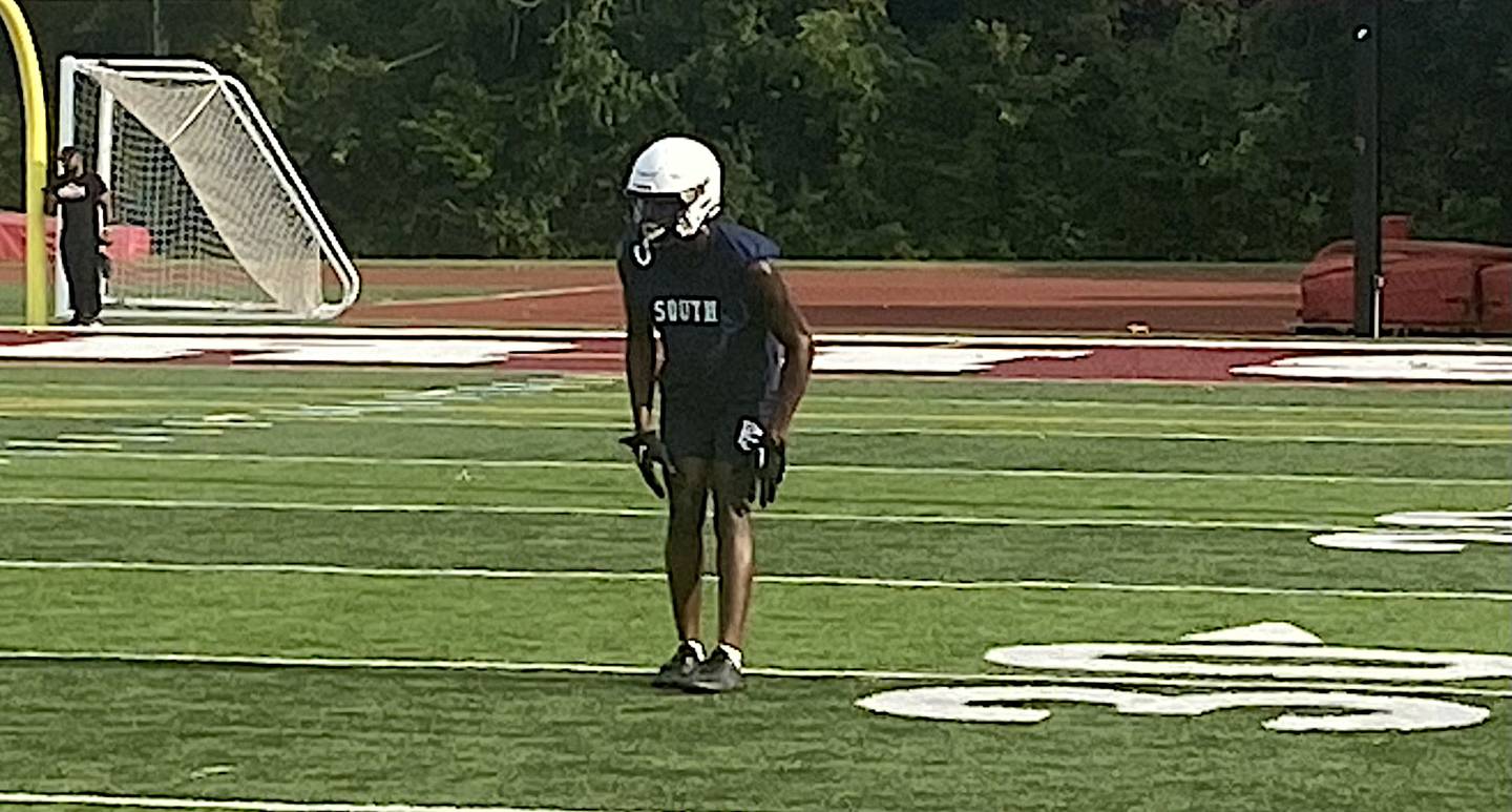 Plainfield South cornerback David Obadein has been attracting looks from Division I colleges.