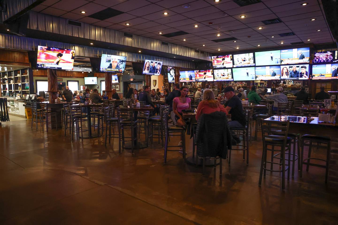 Patrons dine in at Corrigan’s Pub in Shorewood on Friday Mar. 1st, 2024.