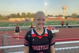 Brooke Ekwinski’s 5 TDs lead Yorkville flag football to win: Thursday’s Record Newspapers sports roundup