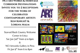 Utica Welcome Center to host works by contemporary artists Ken Knight and Lorena Malm