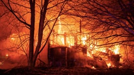 House collapses during fire in Hampshire