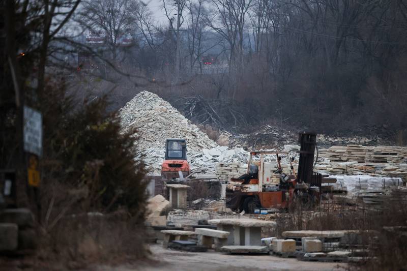 Site of a quarry east of Sandall Place in Joliet that was a topic at the December 6th City Council meeting Tuesday night.