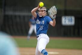 Paige Murray comes through at the plate, in the circle to help St. Charles North beat St. Charles East