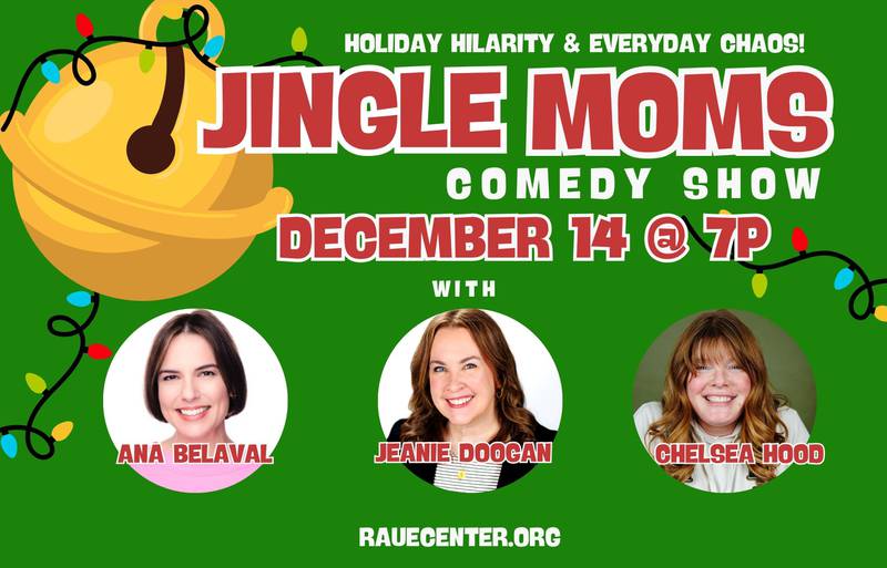 WGN TV's Ana Belaval, along with Jeanie Doogan and Chelsea Hood star in a night of holiday stand-up comedy Dec. 14.