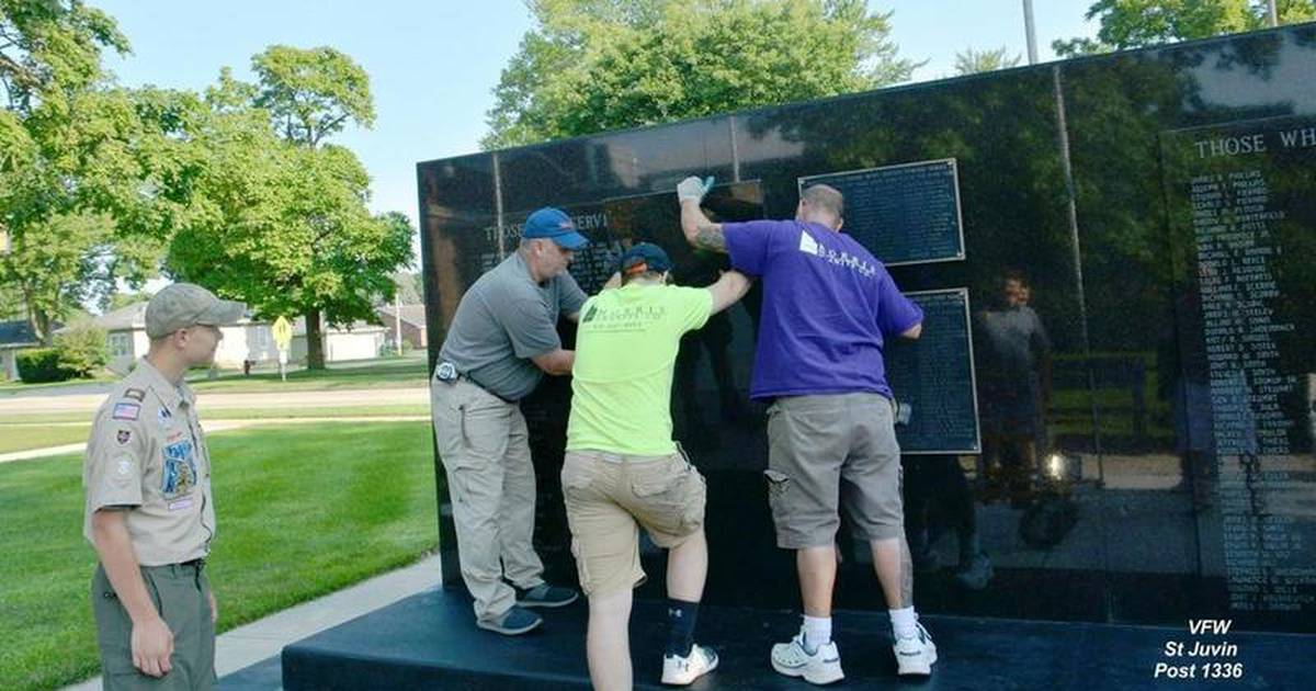 Veterans Memorial in Coal City gets a facelift Shaw Local
