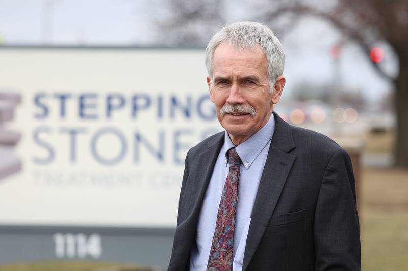 Paul Lauridsen, Executive Director of Stepping Stones poses for a photo on Wednesday, February 15th in Joliet.
