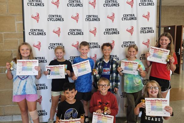 Central Intermediate School names September 2025 Champions of the Charter