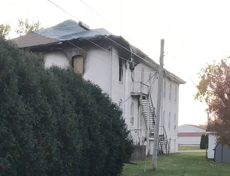 An early morning fire at an apartment building at 409 9th Ave. displaced 13 residents on Friday, Oct. 29.