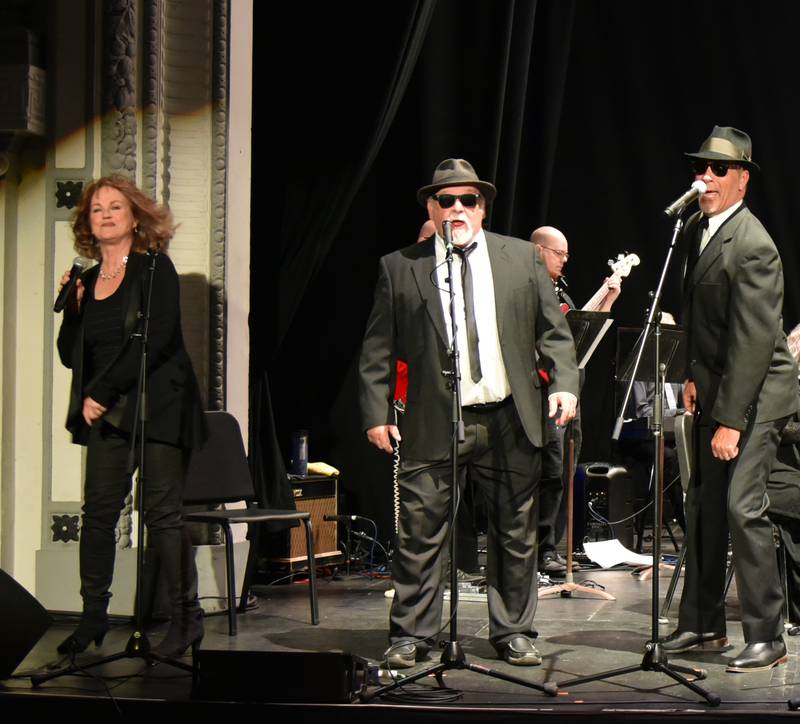 The Late Night Blues Brothers will perform with the Dixon Municipal Band on Thursday, Aug. 8, at the Page Park Band Shell in Dixon.