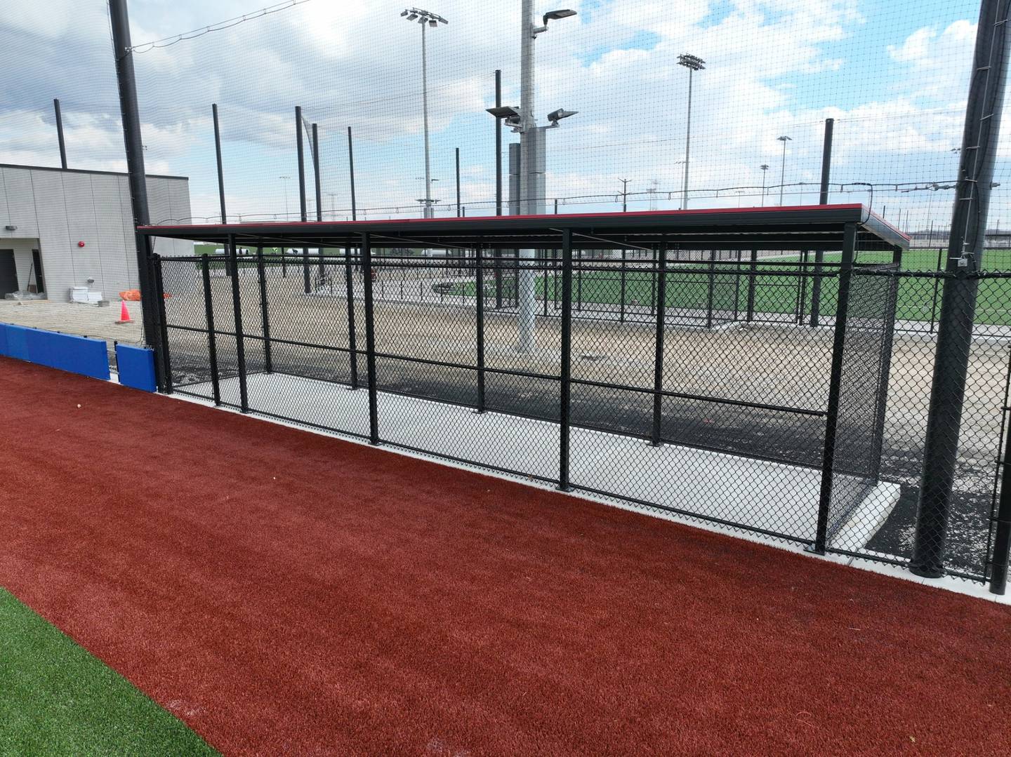 In addition to the 1.5 million square feet of playing fields – which will be made with artificial turf to improve drainage and make playing easier after inclement weather – the Wintrust New Lenox Crossroads Sports Complex of New Lenox will also include a welcome center, a beer garden with a restaurant, two concession stands, a playground, and 10 batting cages when it opens in June.
