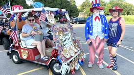 Patriotic fun prevails in Grand Detour despite rain delay