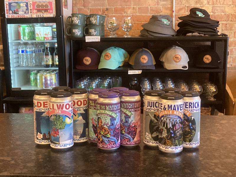 Nik & Ivy's signature craft beers in 16 oz. cans.