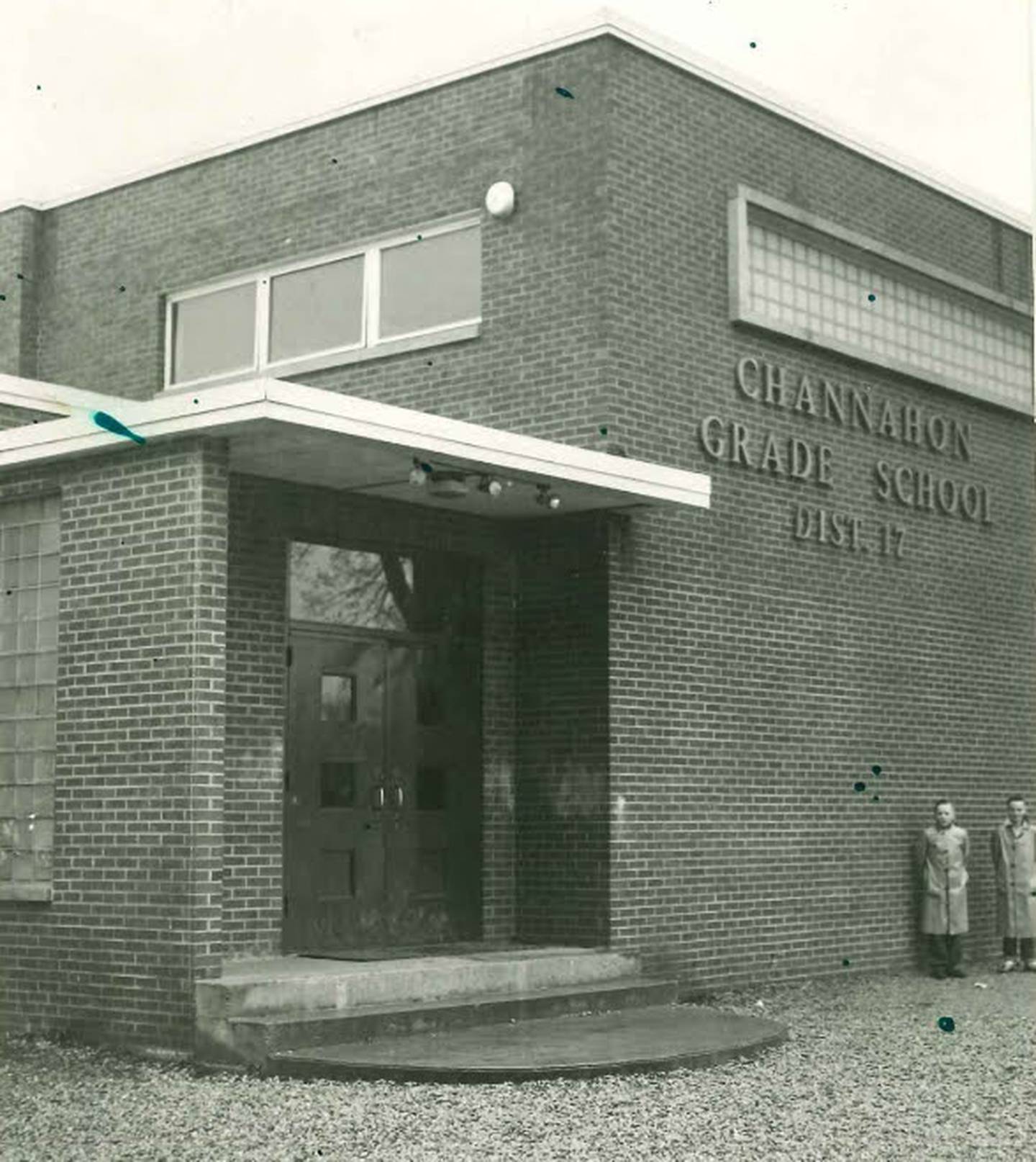 The first Channahon Schoolhouse was a two-story white building that stood on the corner of Tryon and Route 6. It was built in 1869 for $18,000. That school burned down in 1922. The current building was built in 1921, also on the corner of Tryon and Route 6. In its early years, the building held an elementary school and a two-year high school.