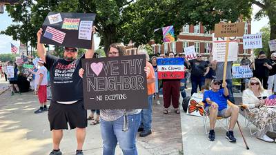 Photos: No Kings rally in Oregon, Illinois