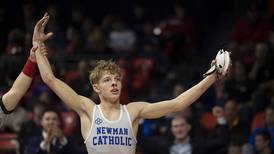 Newman’s Landon Near wins Class 1A 113-pound title at IHSA state boys wrestling finals