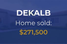 Single-family home in DeKalb goes for $271,500