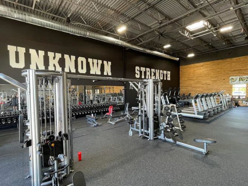 Unknown Strength gym, which opened on Jan. 13 in Manteno, has powerlifting equipment, treadmills, stairmasters, ellipticals, plate loaded machines, as well as a sauna, posing room and turf area.