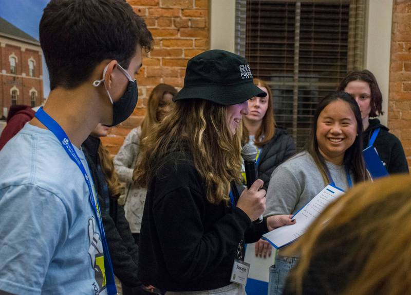 YEP members participating in leadership opportunities