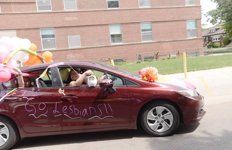 The Berwyn Pride Parade drives through town Saturday June 15, 2024.