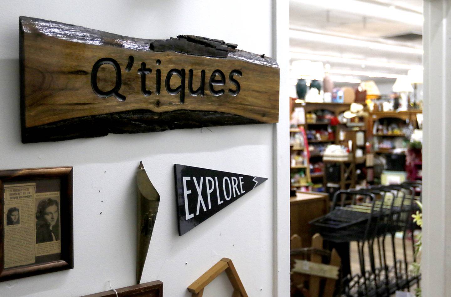 Q'Tiques Vintage and Antique Mall in McHenry, shown on Tuesday, March 4, 2025, will participate in this weekend's Vintage Shop Hop. More than 300 vintage and antique shops in Wisconsin and Illinois are part of the shopping promotion.