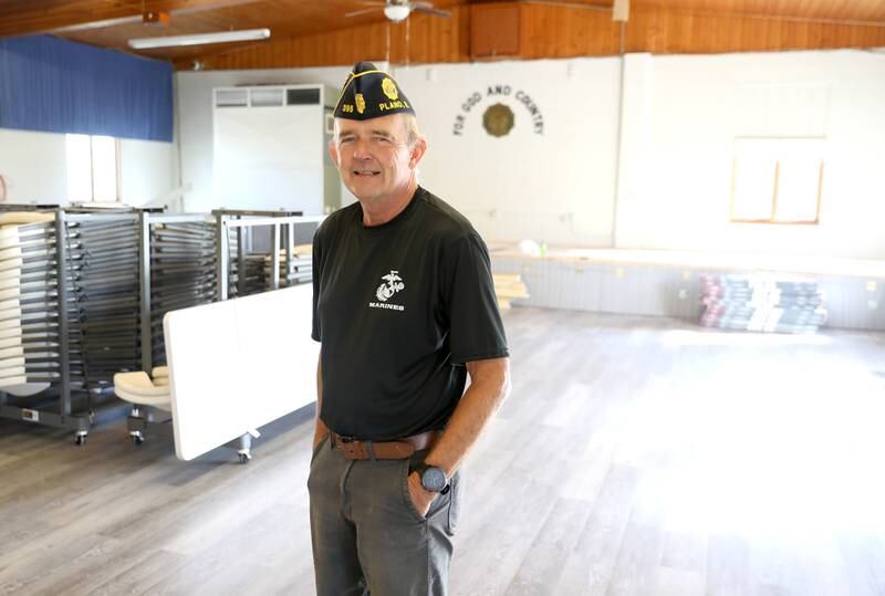 U.S. Marine Veteran Gary Fruland is the commander of Plano American Legion Leon Burson Post 395. Fruland and other post members are working with the help of Home Depot to renovate the building.