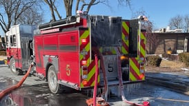 Firefighters battle blaze at Joliet school during sub-zero weather