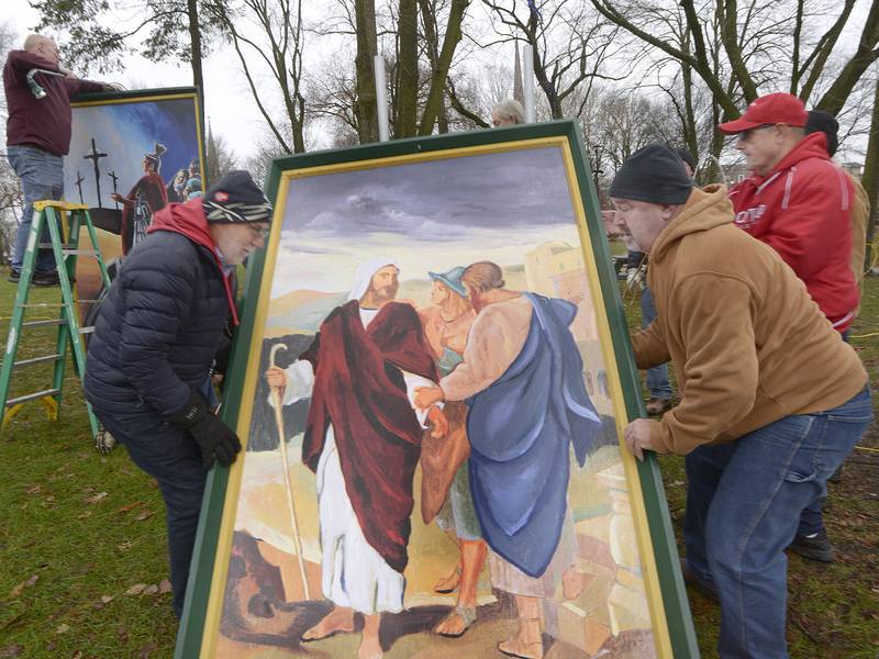 Ottawa Christ paintings go up at Washington Square