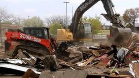 Photos: Former Illini Tire Co. building in DeKalb demolished