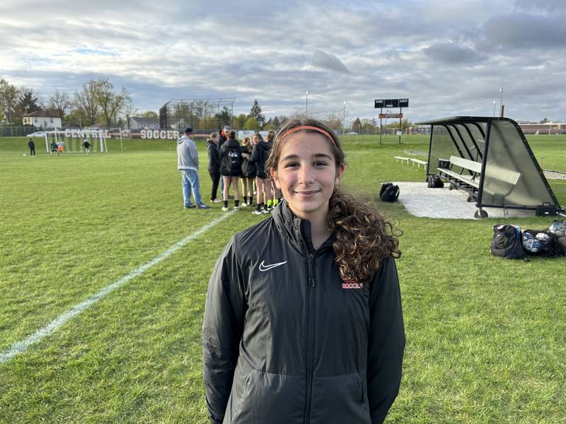 Crystal Lake Central's Addison Schaffer scored the match-winning goal in double-overtime to lead the Tigers 2-1 over Burlington Central.