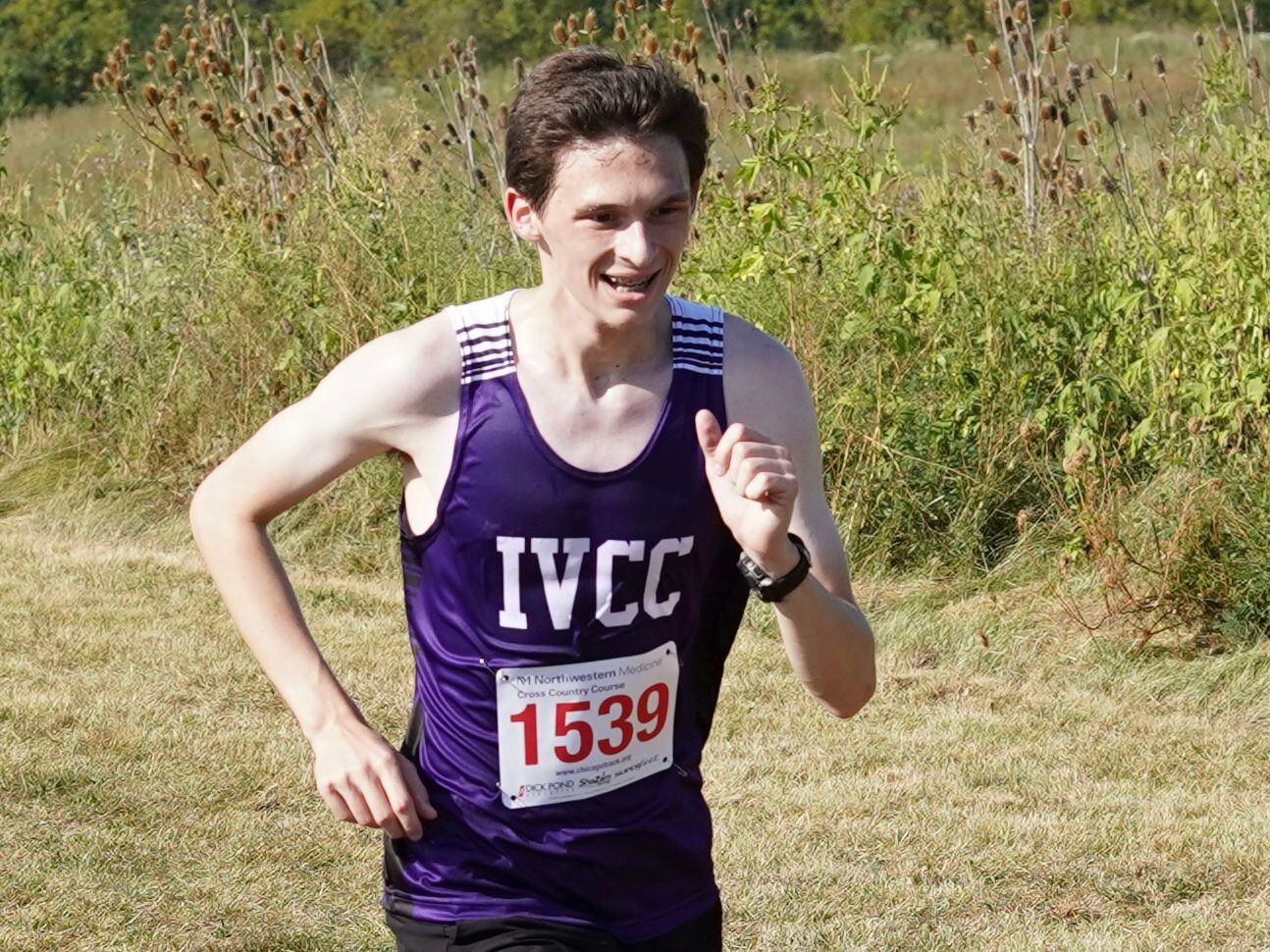 Princeton graduate and IVCC freshman Christian Yepsen runs during the Spartan Classic on Saturday, Sept. 9, 2023 in Batavia.